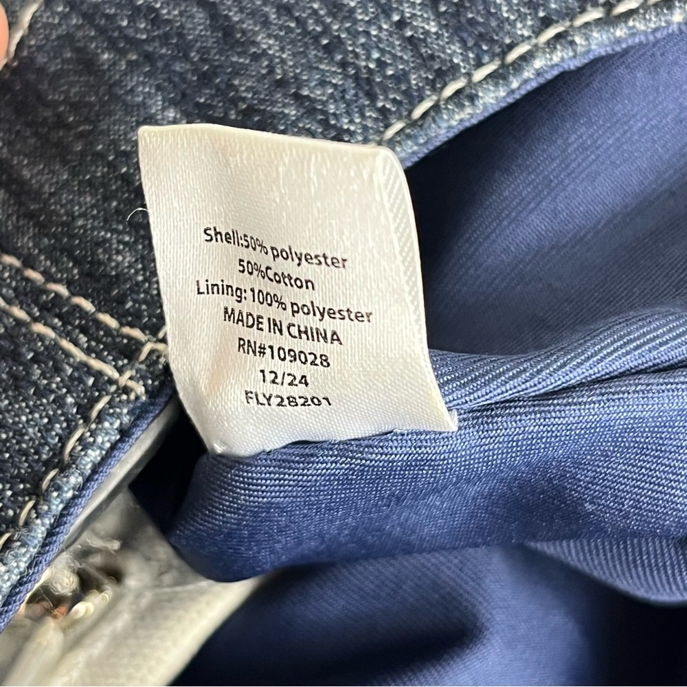True Religion Denim Hobo Bag Y2K Blue Shoulder - Picture 5 of 14